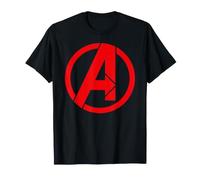 Marvel Avengers Classic Minimalist Red Team Large Chest Logo Maglietta