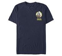 Marvel Avengers Classic - Strange Badge Unisex Crew Neck T-Shirt Navy Blue XL