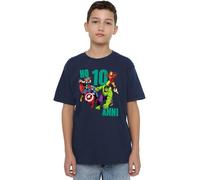 Marvel Avengers Compleanno 10 Anni, Navy T-Shirt, 3-4 Jahre Unisex Kids