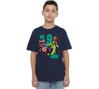 Marvel Avengers Compleanno 9 Anni, Navy T-Shirt, 12-13 Years Unisex Kids