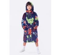 Marvel Avengers Coperta Indossabile con Cappuccio Bambini, Multicolore | 61x81 cm, Prodotto ufficiale, tasca, orecchie 3D, fodera, pile morbido e avvolgente, lavabile in lavatrice, 100% poliestere