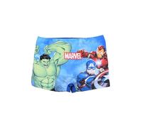 Marvel Avengers Costume da Bagno Boxer per Bambini e Ragazzi, Pantaloncini per Mare e Piscina con Supereroi Hulk Captain America Iron Man (IT, età, 8 Anni, Regular, Blu)