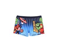 Marvel Avengers Costume da Bagno Boxer per Bambini e Ragazzi, Personaggi Captain America Hulk Iron Man (IT, età, 8 Anni, Regular, Blu)