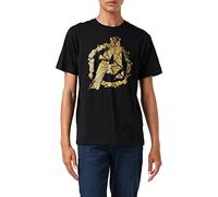 Marvel Avengers Cracked T-Shirt, Black (Black Blk), (Taglia Produttore: Small) Men's