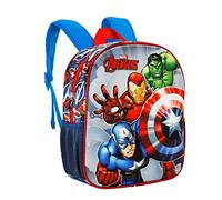 Marvel Avengers Defy-Zaino 3D Piccolo, Blu, 26 x 31 cm, Capacità 8.5 L
