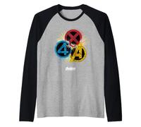 Marvel Avengers Doomsday Avengers X-Men Fantastic 4 Collide Maglia con Maniche Raglan