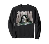 Marvel Avengers Doomsday Doom Bold Text Mask And Cowl Bust Felpa