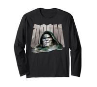 Marvel Avengers Doomsday Doom Bold Text Mask And Cowl Bust Maglia a Manica