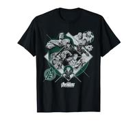 Marvel Avengers Doomsday Doom Vs New Hero Teams Geometric Maglietta