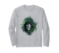 Marvel Avengers Doomsday Watercolor Doctor Doom Mask & Cowl Maglia a Manica