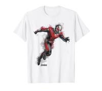 Marvel Avengers: Endgame Ant-Man Spray Paint Ritratto Maglietta, Uomo, Bianco, 5XL