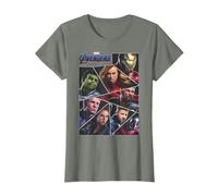 Marvel Avengers Endgame Broken Character Panels Maglietta