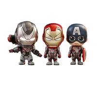 Marvel Avengers: Endgame Cosbaby (S) 3-Pack | Team Suit Iron Man | Capitano