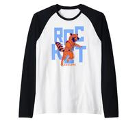 Marvel Avengers Endgame Guardian of The Galaxy Rocket Maglia con Maniche Raglan