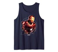 Marvel Avengers Endgame Iron Man Portrait Canotta, Uomo, Navy, S