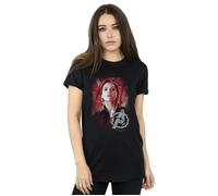 Marvel Avengers Endgame Maglietta Ampia Vedova Nera Spazzolato Donna (BI5911)