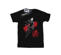 Marvel Avengers Endgame Maglietta Vedova Nera Monocromo Uomo (BI8907)