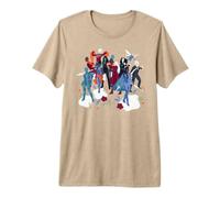 Marvel Avengers: Endgame Minimalist Female Power Group Art Maglietta Premium