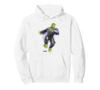 Marvel Avengers Endgame The Hulk Blurred Water Color Painted Felpa con Cappuccio
