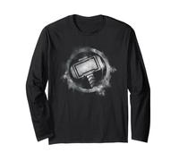 Marvel Avengers Endgame Thor's Hamme Mjolnir Spray Paint Maglia a Manica
