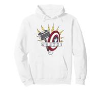 Marvel Avengers Endgame Worthy Thor's Hammer & Cap's Shield Felpa con Cappuccio