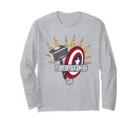 Marvel Avengers Endgame Worthy Thor's Hammer & Cap's Shield Maglia a Manica
