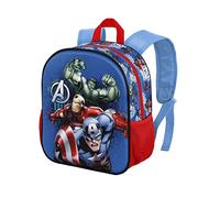 Marvel Avengers Energy-Zaino 3D Piccolo, Blu, 26 x 31 cm, Capacità 8.5 L
