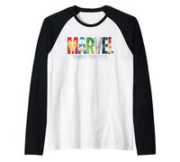 Marvel Avengers Family Trip 2026 Matching Vacation Logo Maglia con Maniche Raglan