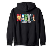Marvel Avengers Family Trip Matching Vacation Logo Felpa con Cappuccio