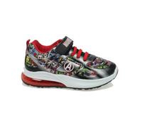 Marvel Avengers Felix Emboss Light Up - Scarpe da ginnastica per bambini, taglie 40, 8, 9, 10, 11, 12, colore: Nero/Rosso, Nero , 31 EU