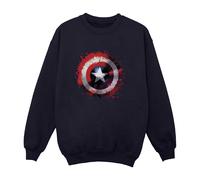 Marvel Avengers Felpa Capitano America Scudo d'Arte Ragazzi (BI2285)
