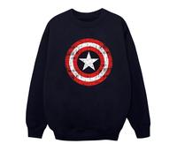 Marvel Avengers Felpa Capitano America Scudo Graffiato Ragazzi (BI2708)