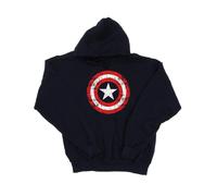 Marvel Avengers Felpa con Cappuccio Capitano America Scudo Graffiato (BI2303)