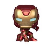 Marvel Avengers Funko Pop Game Vinile Figura Iron Man Stark Tuta Tecnica 9 cm