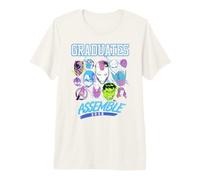 Marvel Avengers Graduation Graduates Assemble 2026 Heros Maglietta Premium