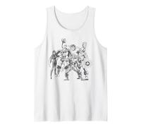 Marvel Avengers Hulk Iron Man Thor cap & Black Widow Group Canotta