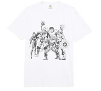 Marvel Avengers Hulk Iron Man Thor cap & Black Widow Group Comfort Colors Adult Heavyweight T-Shirt
