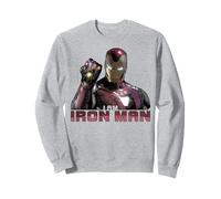 Marvel Avengers I Am Iron Man Gauntlet Ritratto Felpa