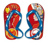 Marvel Avengers Infradito per Ragazzi, Classiche e Leggere, Design Rosso Thor e Iron Man, Sandali Estivi per Bambino, Taglie EU 22 a 29 (24)