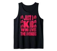 Marvel Avengers Just A Kid Who Loves The Avengers Text Logo Canotta