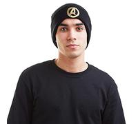 Marvel Avengers Logo Cuffia, Nero (Black Blk), Taglia Unica Uomo