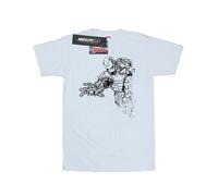 Marvel Avengers Maglietta Uomo di Ferro Mono Schizzo Uomo (BI6040)