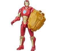 Marvel Avengers Mech Strike - Action figure di Iron Man da 15 cm e accessorio da battaglia, per bambini dai 4 anni in su