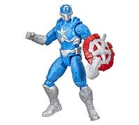 Marvel Avengers Mech Strike Monster Hunters Captain America, action figure in scala 15 cm, giocattoli per bambini dai 4 anni in su