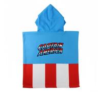 Avengers - Poncho in microfibra per bambini da spiaggia e piscina, con cappuccio e asciugatura rapida