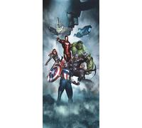 Marvel Avengers Murale 202x90cm Gigante Poster Misura Hulk Loki Finestre America