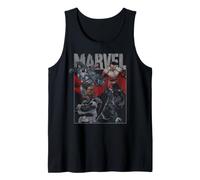 Marvel Avengers Nick Fury War Machine Falcon Black Panther Canotta