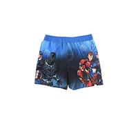 Marvel Avengers Pantaloncini da Bagno per Ragazzi, Calzoncini Costume Mare Boxer Bermuda per Bambino, Design Iron Man Captain America Black Panther, Taglia 10 Anni, Blu