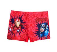 Marvel Avengers Pantaloncini da Bagno per Ragazzi, Design Avengers Costume da Bagno per Bambino, Taglie 4 a 10 Anni (IT, età, 8 Anni, Regular, Rosso)