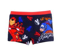 Marvel Avengers Pantaloncini da Bagno per Ragazzi, Modello Iron Man e Capitan America Costumi da Bagno per Bambino, Taglie 4 a 10 Anni (IT, età, 8 Anni, Regular, Blu)